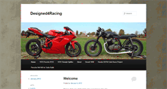 Desktop Screenshot of designed4racing.com
